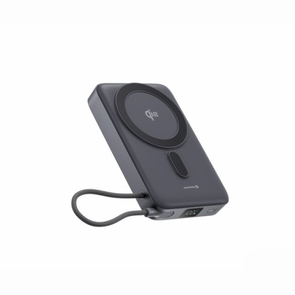 Swissten Power Bank Magsafe Qi2 15W, 10000 mAh s Integrov...