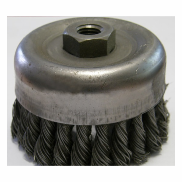 Szczotpol Pletený kartáč s maticí, průměr 75 mm