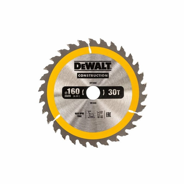 Dewalt kotoučová pila 165x20mmx18z - DT1933-QZ