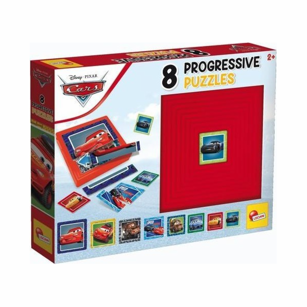 Lisciani LISCIANI PROGRESSIVE PUZZLE 8 AUTA