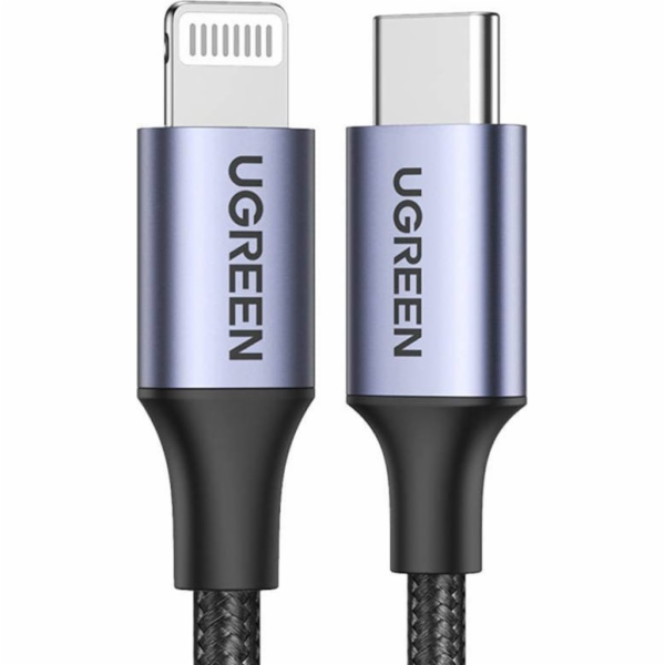 Ugreen Kabel USB-C - Lightning 1,5 m černý (UGR1470)