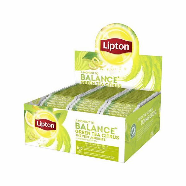 Lipton LIPTON KLASICKÝ ZELENÝ ČAJ CITRUS 100 SÁČEK 16113201