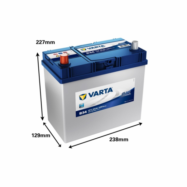 Baterie Varta BD B34, 45 Ah, 330 A, 12 V