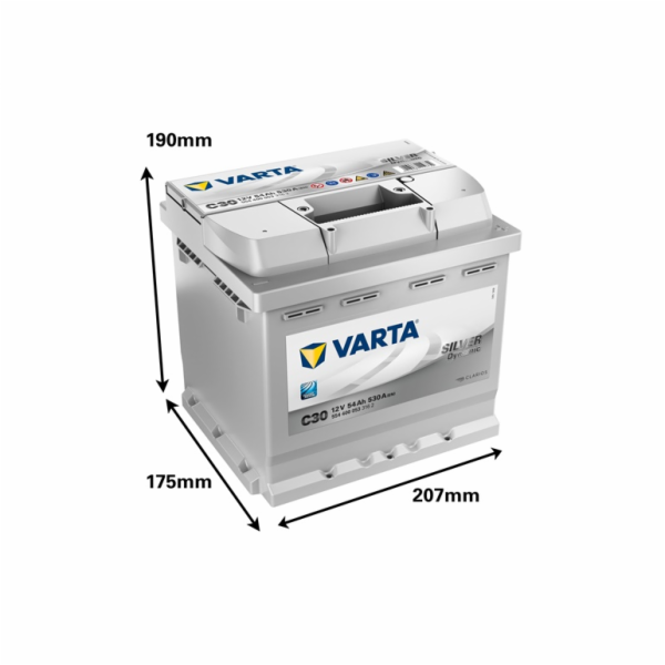 Baterie Varta SD C30, 54 Ah, 530 A, 12 V