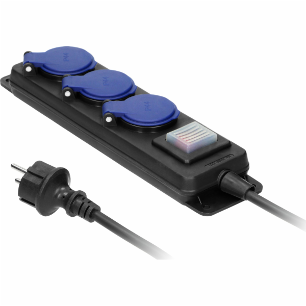 Orno OR-AE-13192 prodlužovací kabel 3 zásuvky 3 m černý (...