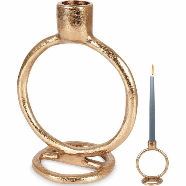 Home Styling Collection Svícen na dlouhou svíčku, hliník,...