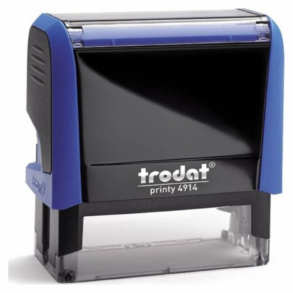 Trodat Razítko 4914 modro-černá podložka 64x26mm