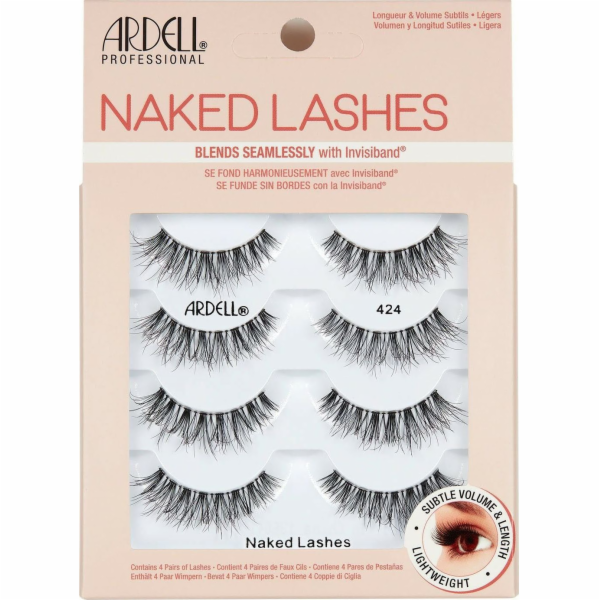 Ardell Naked Lashes 424 umělé řasy 4 ks černé