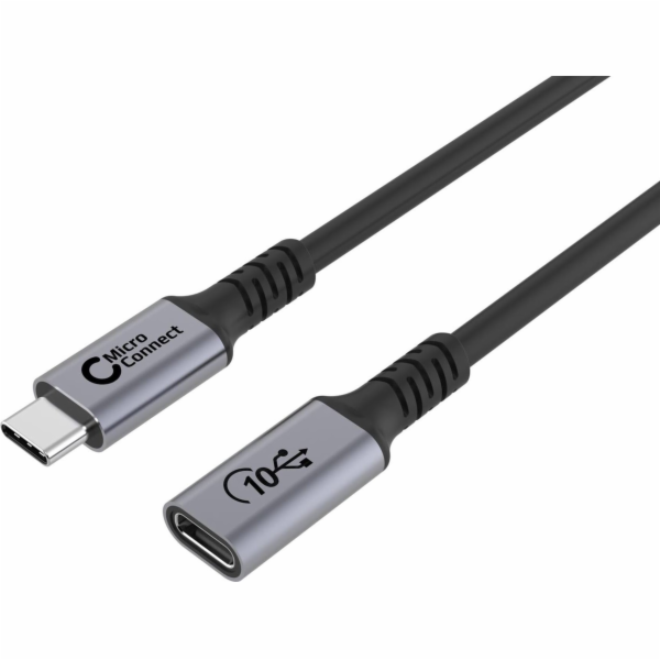 MicroConnect Kabel USB USB-C - USB-C 1,5 m černý (USB3.2C...