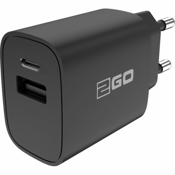2GO Nabíječka 2GO Ladegerät 20W 2-Port 1x USB-A u. 1x USB...