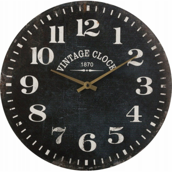 Atmosphera Dřevěné nástěnné hodiny nástěnné hodiny s průh...