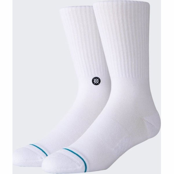 Stance Ponožky Icon Crew 1 pár BíláČerná