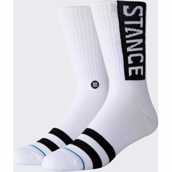 Stance Ponožky OG Crew 1 pár, bílé