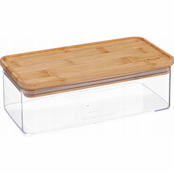 5five Nádoba ESKE na sypké produkty, podlouhlá s bambusov...