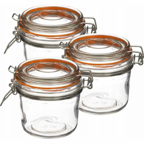 Secret de Gourmet Skleněná dóza s víčkem a sponou, 350 ml...