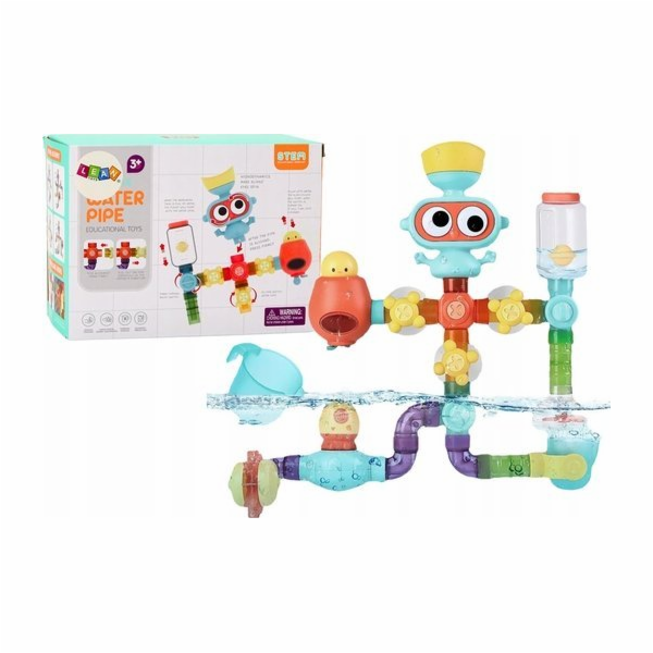 LeanToys Interaktivní vzdělávací hračka do vodní lázně Pl...