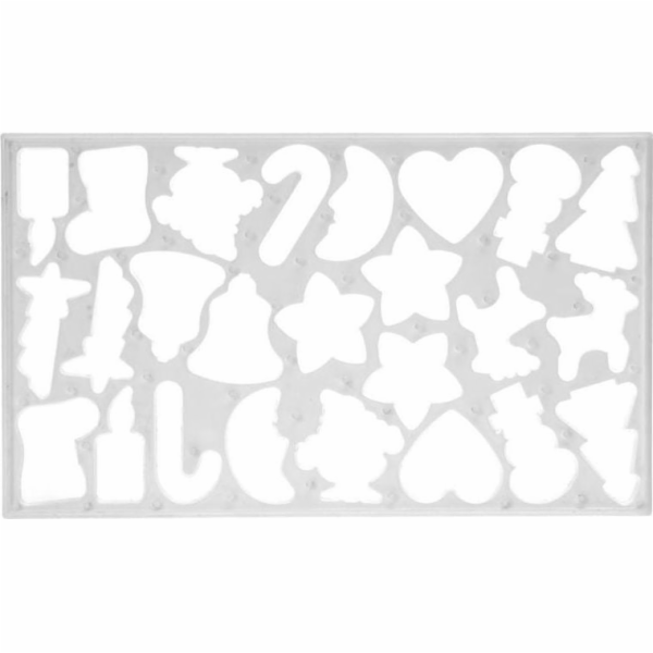 La Cucina Šablona na vykrajovátko na perníčky VÁNOCE Univ...