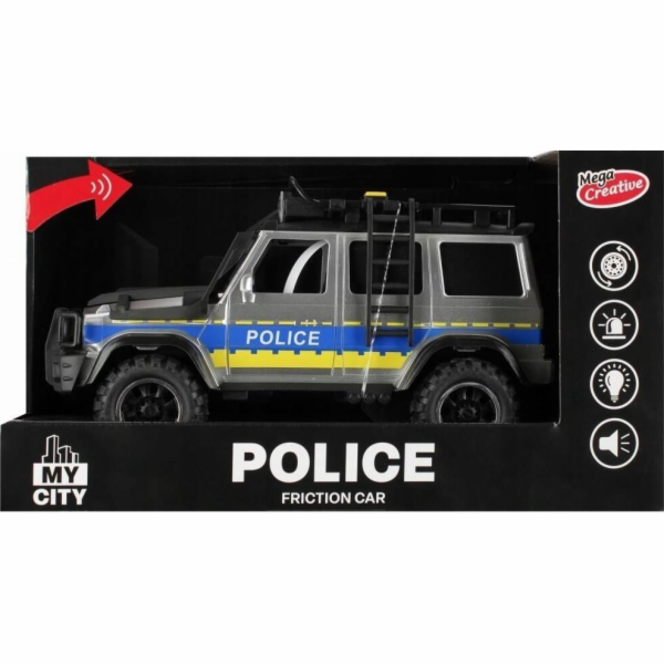 Mega Creative Mega kreativní auto policejní hračka terénn...