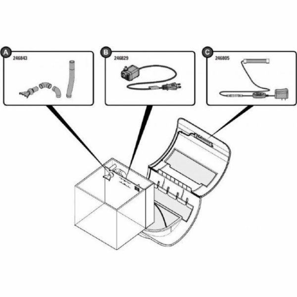 Tetra Náhradní díl pro čerpadlo Tetra Silhouette