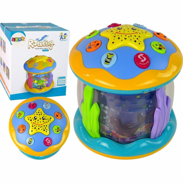 LeanToys Multifunkční hvězdný projektor noční světlo oceá...