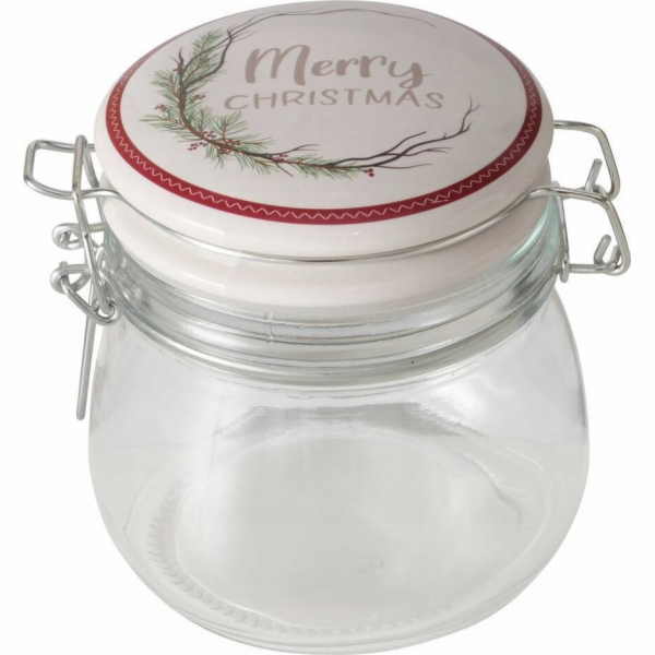 Boltze Porcelánová dóza s víčkem CHARLENE, 450 ml