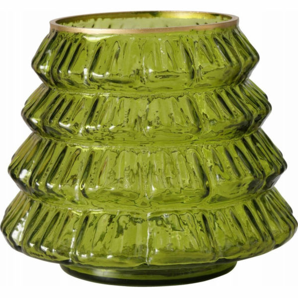 Boltze Skleněný svícen TIWA, výška 11,5 cm