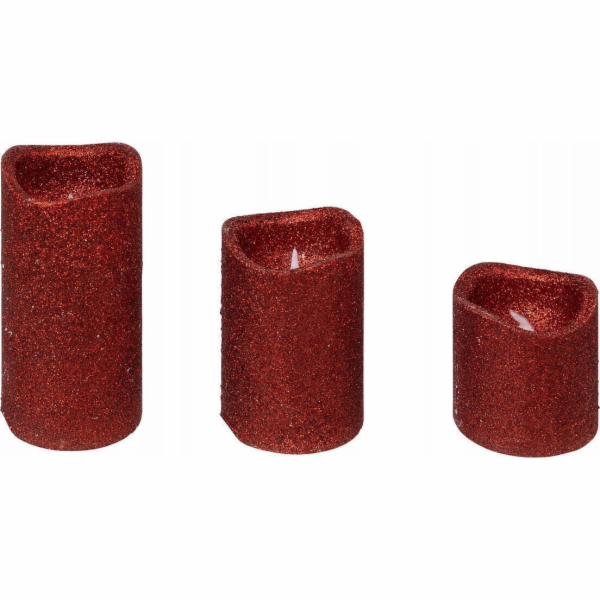 Atmosphera Sada 3 LED svíček v různých velikostech