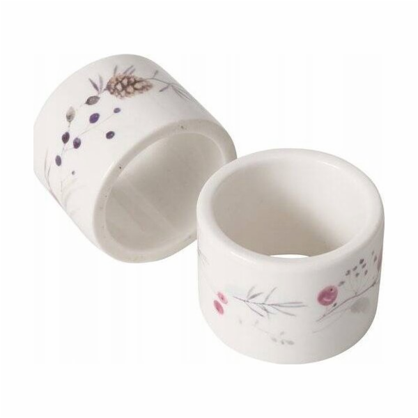 Boltze Keramické kroužky na ubrousky NORDALA, 2 ks.