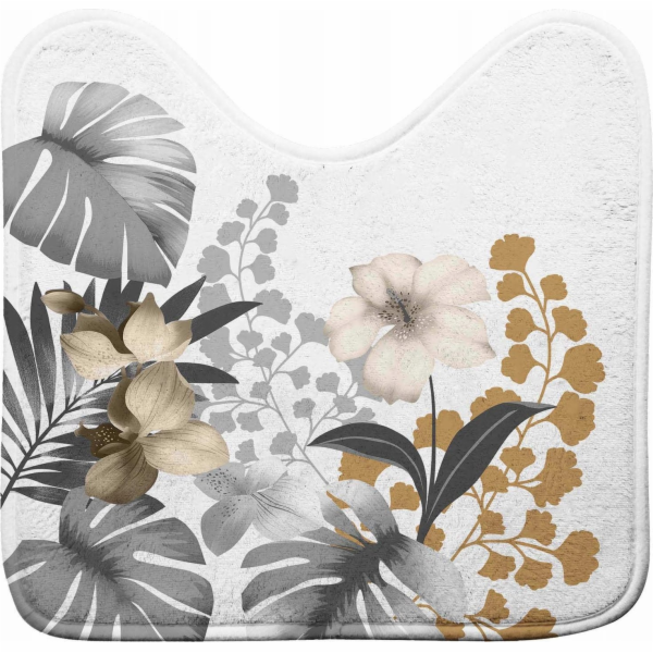 Bisk Koupelnový koberec 45x45cm bílý