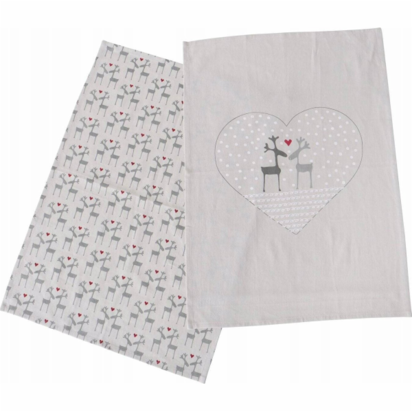 Boltze Kuchyňské utěrky s vánočním vzorem LOVELIES, 50 x ...