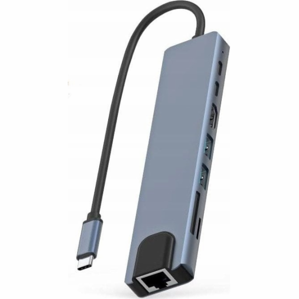 Bounn 8v1 USB-C Dock/Replikátor pro MacBook (JH-81)