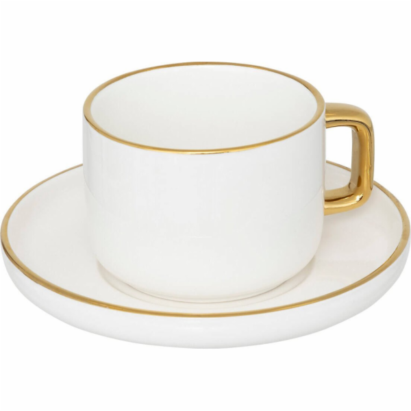 Secret de Gourmet Porcelánový hrnek s podšálkem ARYA, 250 ml