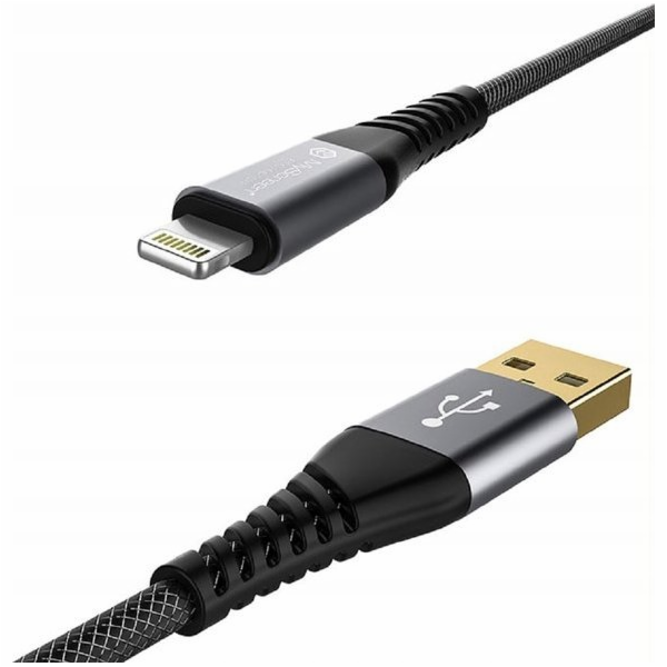 MyScreen Protector kabel USB-A - Lightning 2 m černý (MKL...