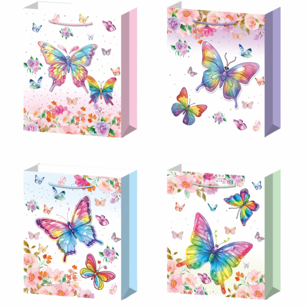 Dárková taška S - Duhový motýl