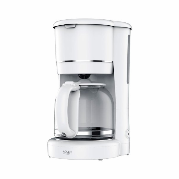 Adler AD 4383w Překapávací kávovar na mletou kávu 1,5 l bílý