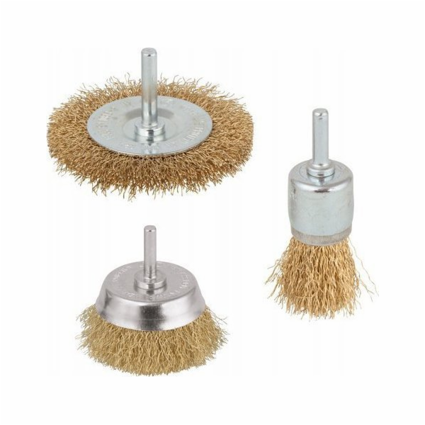 Sada mosazných kartáčů, 3 kusy 2739000
