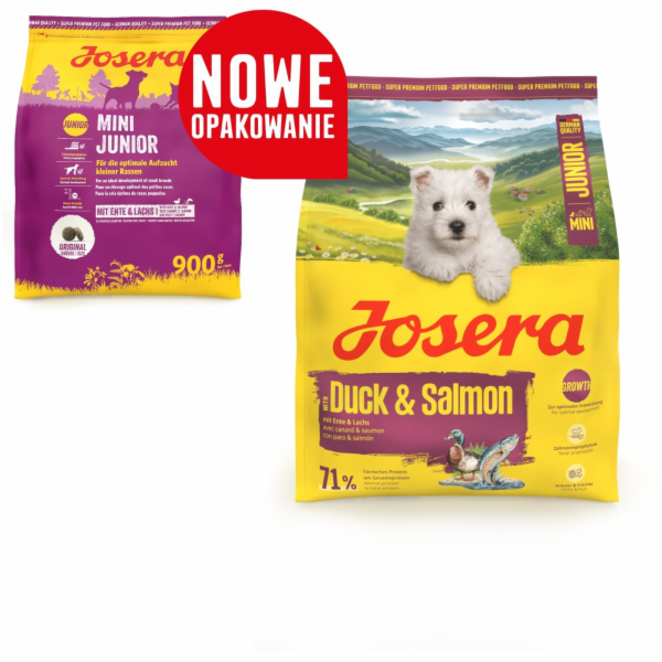 JOSERA Mini Junior Duck & Salmon - suché krmivo pro psy -...