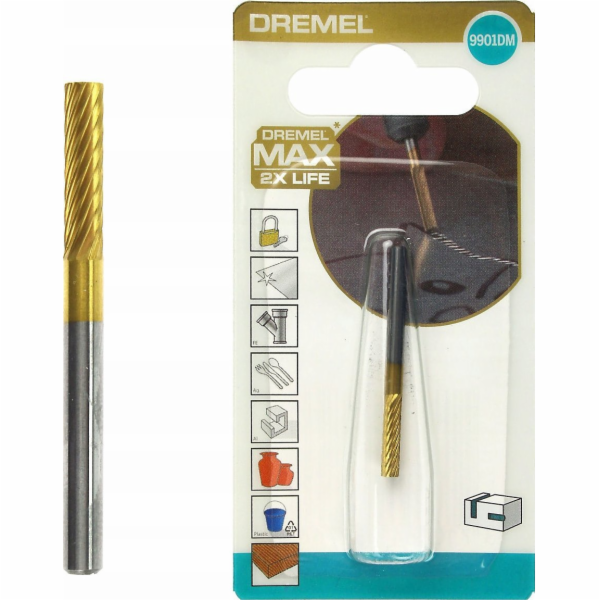 Dremel 9901 MAX Wolfram- Karbid-Fräser