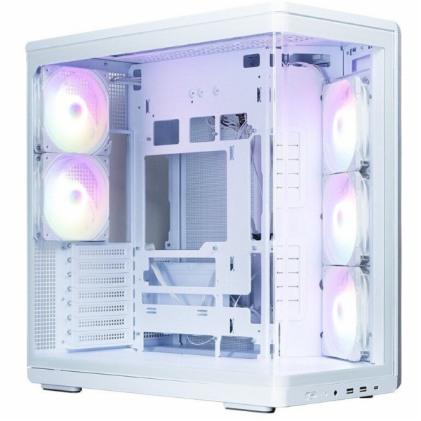 Zalman Skříň P60 Mid-Tower, 5x ARGB ventilátory, bílá