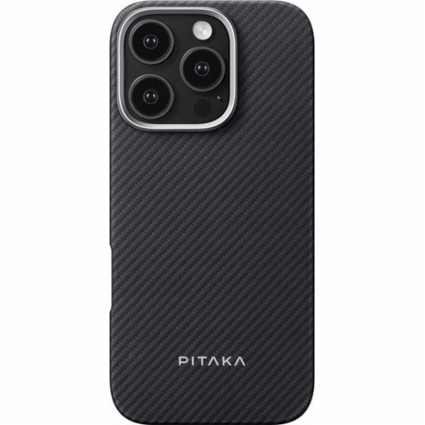 Pitaka&nbsp;Ultra-Slim&nbsp;Case,&nbsp;Black/Grey&nbsp;Twill&nbsp;-&nbsp;iPhone&nbsp;16&nbsp;Pro&nbsp;Max