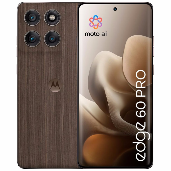 Motorola EDGE 60 Pro - PANTONE Walnut (Wood)   6,7"/ sing...