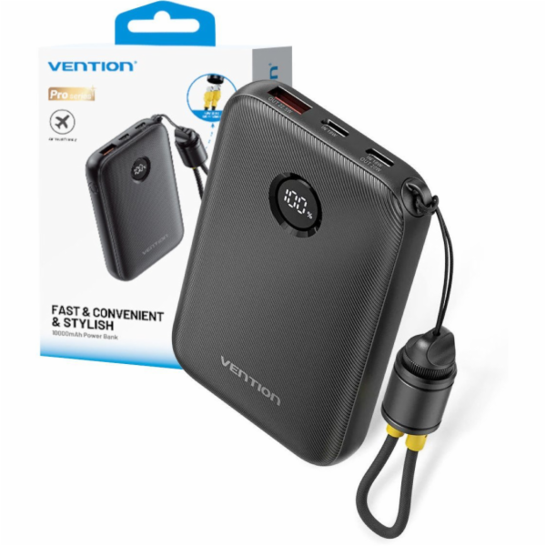 Vention Powerbanka 10000mAh černá