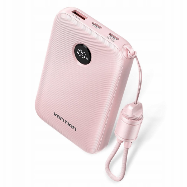 Vention Powerbanka 10000mAh růžová