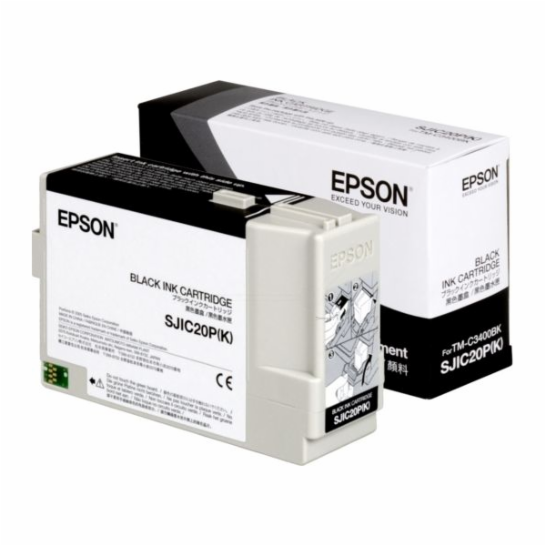 Epson SJIC20P(K) - Černá - originální - inkoustová cartri...