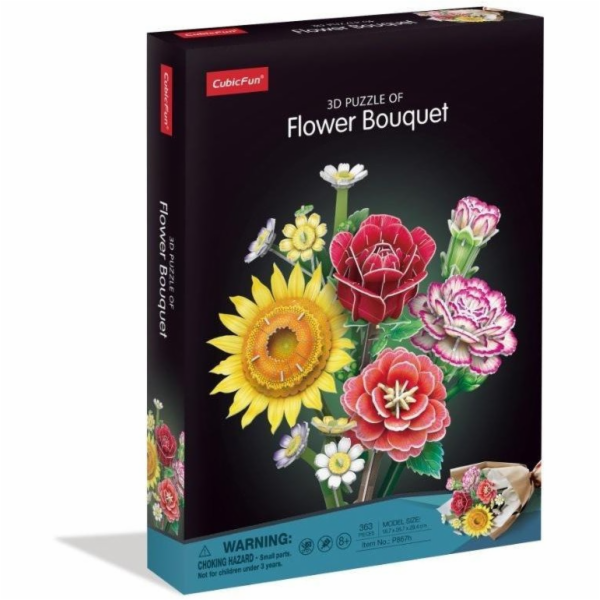 Cubic Fun 3D puzzle - Kytice květin