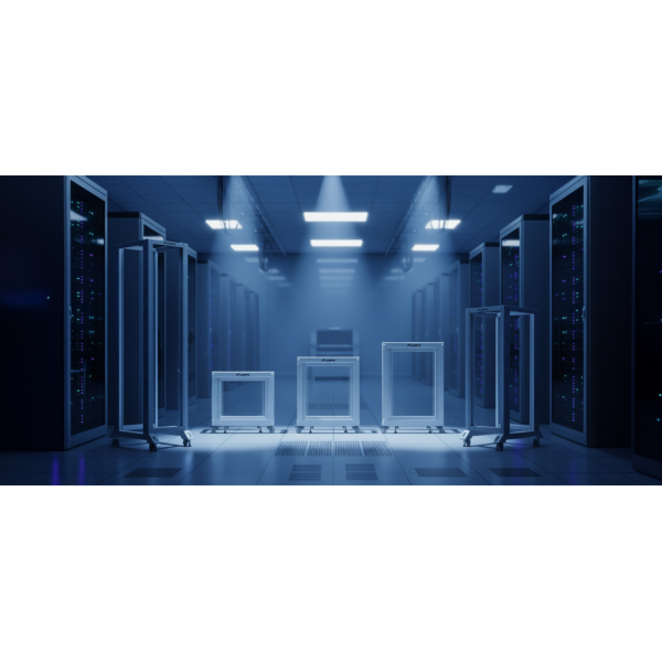 Lanberg Otevřený rack 19 palců 32U 600x800 šedý