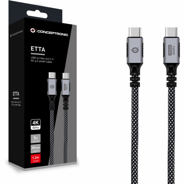 Conceptronic ETTA07B12 USB 3.2 Gen 2x2 C-C PD 3.0 100W