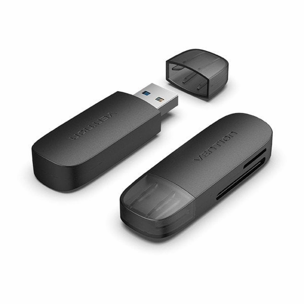 Vention CLGB0 čtečka karet USB 3.2 Gen 1 (3.1 Gen 1) Černá