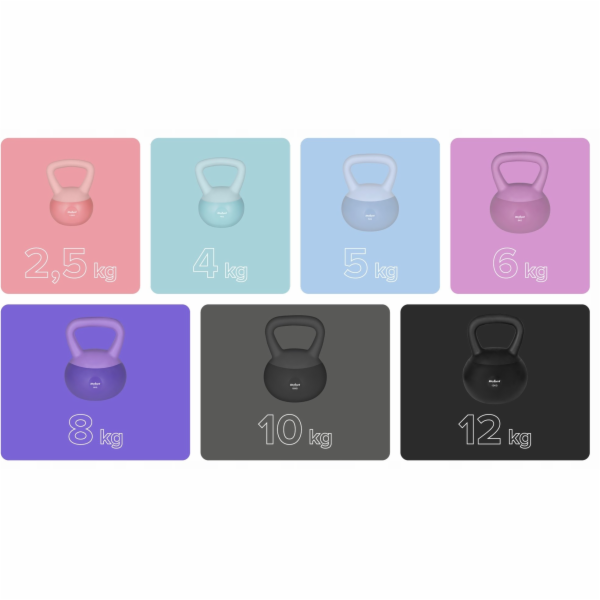 Rebel Kettlebell Soft Vinyl Kettlebell 12 kg ACTIVE