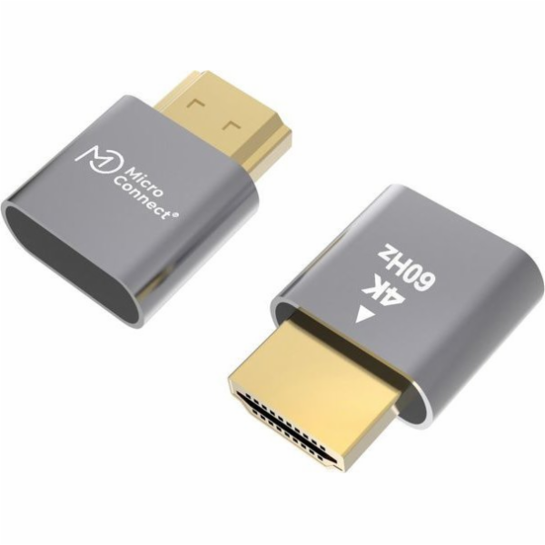 MicroConnect AV adaptér HDMI - HDMI stříbrný (HDMI-DUMMY)